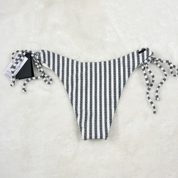 NWT Volcom Drop A Line Side Tie V Bottoms Black Combo - Picture 8 of 9